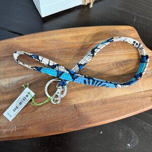 Vera Bradley Lanyard in "Blue Bayou" Pattern with Tags NEW